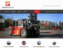 Tablet Screenshot of heavymovement.com